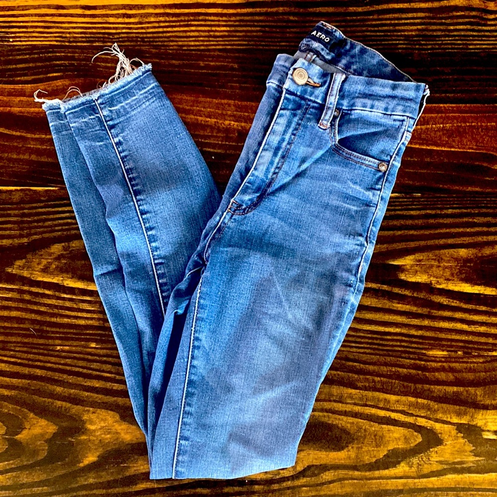 Aeropostale Super High Rise Curvy Jeggings
